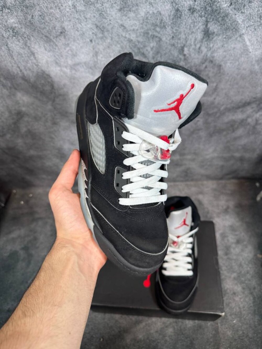 Size 6.5Y | Jordan 5 Metallic With Box | Pre-Owned
